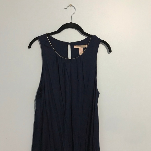 Forever 21 Navy Chain Neckline Top - Picture 2 of 4